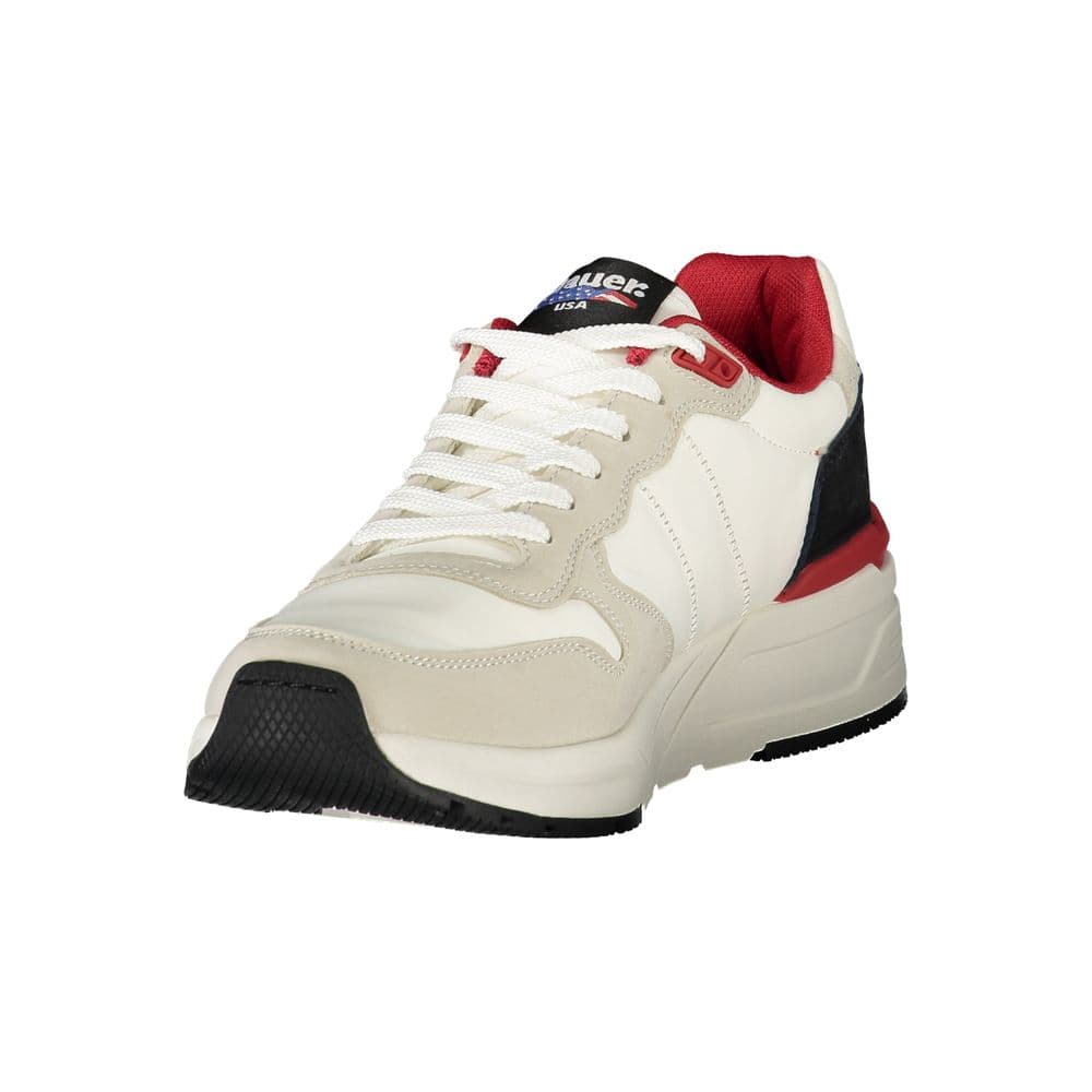 Blauer White Polyurethane Men Sneaker - 3