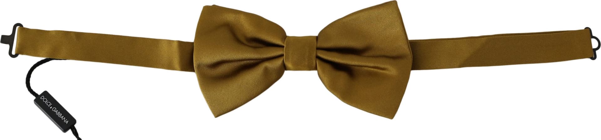 Dolce & Gabbana Yellow Mustard 100% Silk Butterfly Papillon Men Bow Tie - 2