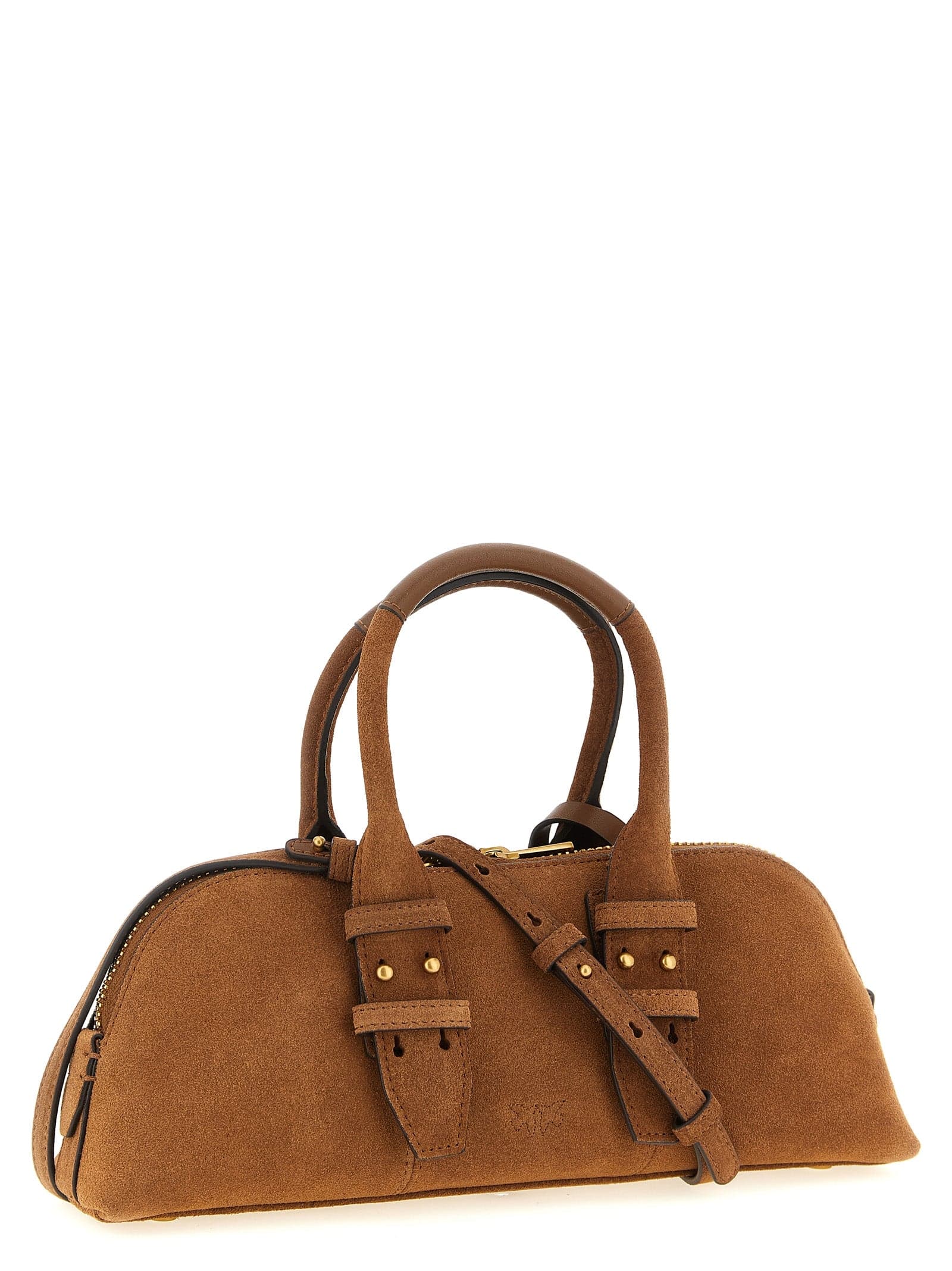 PINKO Brown Cowhide Shoulder Bag - 2