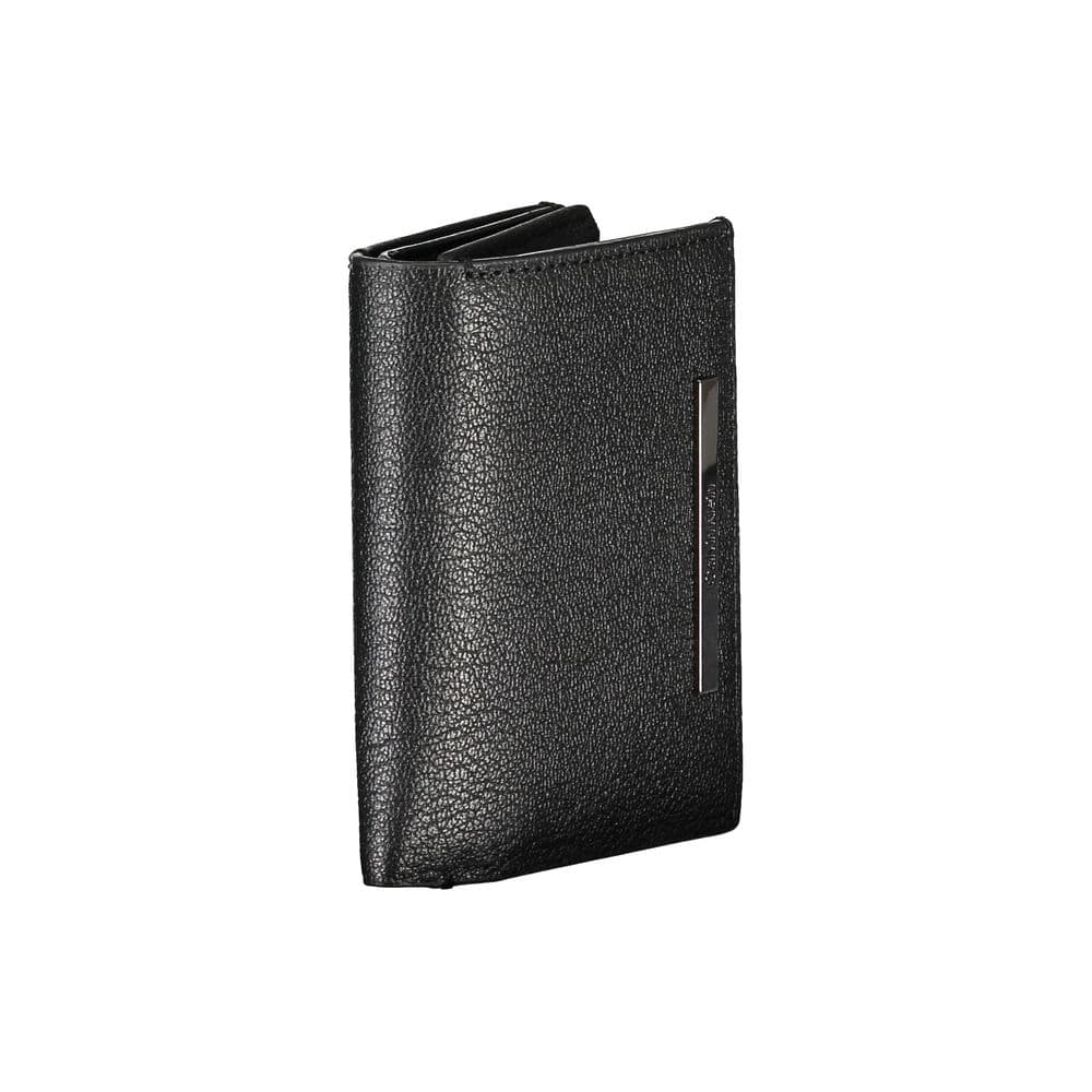 Calvin Klein Sleek Black Leather Wallet with Coin Purse - 3