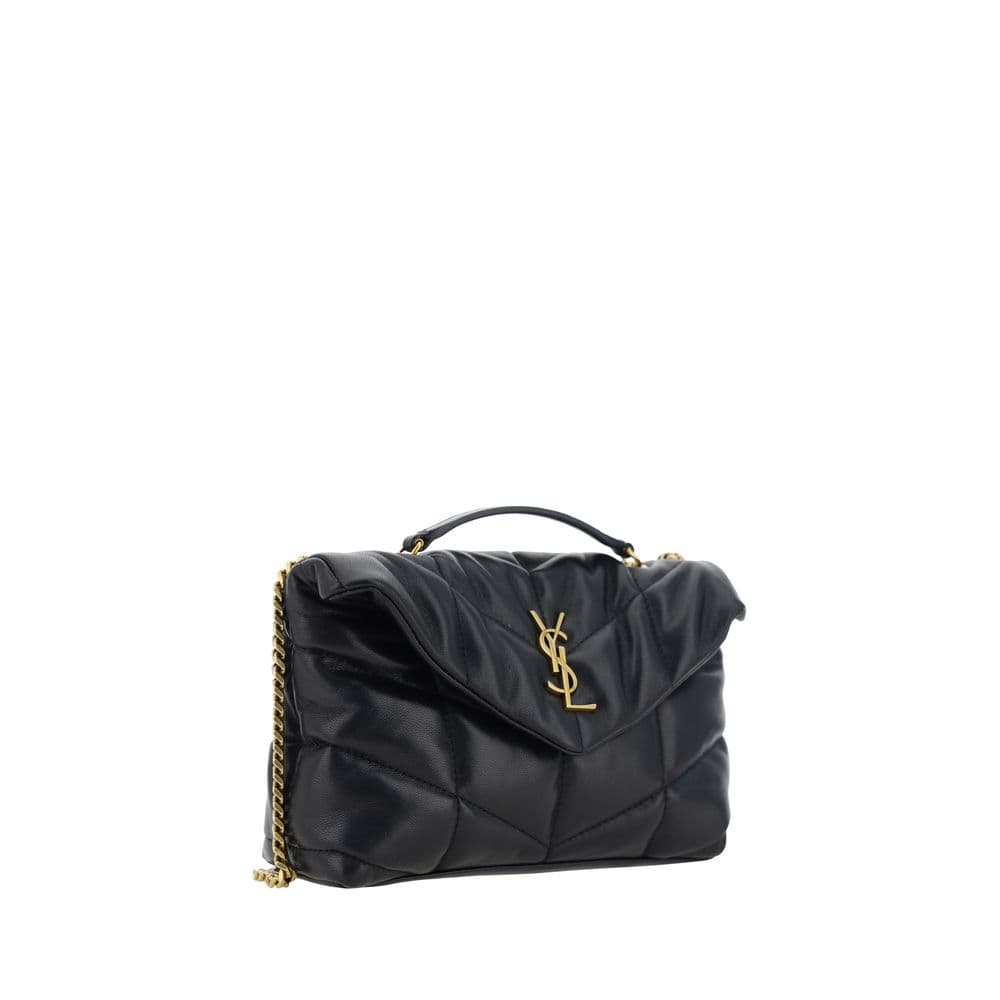 Saint Laurent Black Lamb Ovis Aries Aries Shoulder Bag - 2