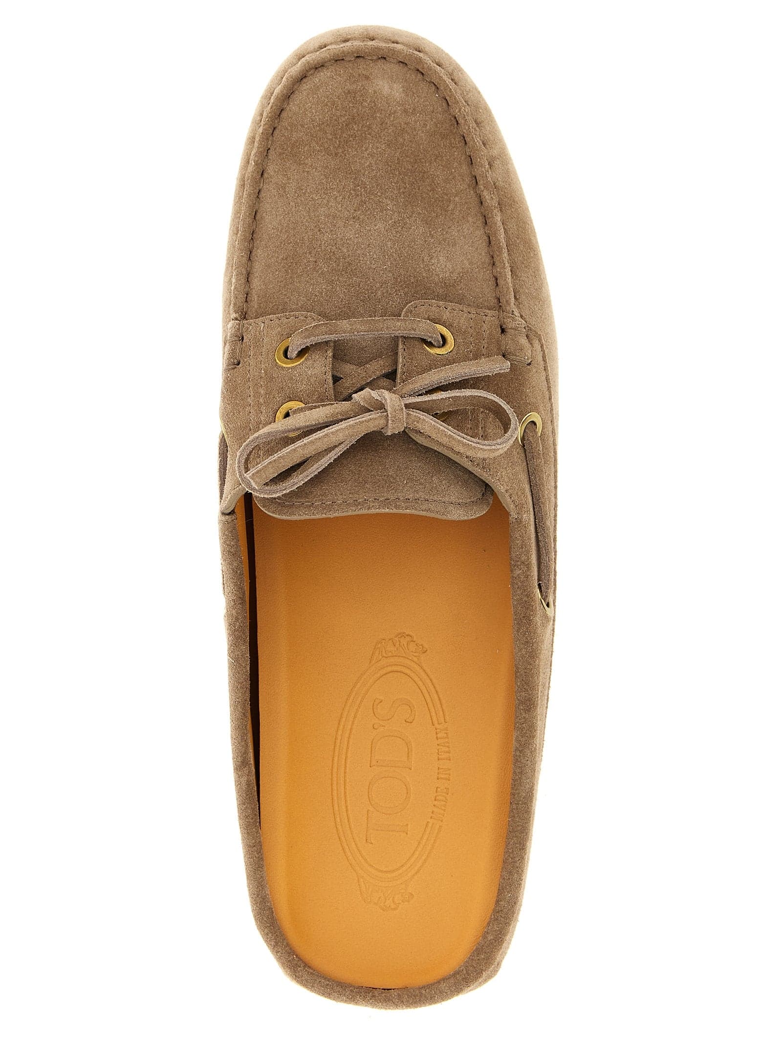 Tod's Beige Calfskin Flats - 4