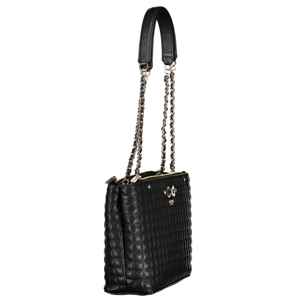 Guess Jeans Nero Poliuretano Women Handbag - 3