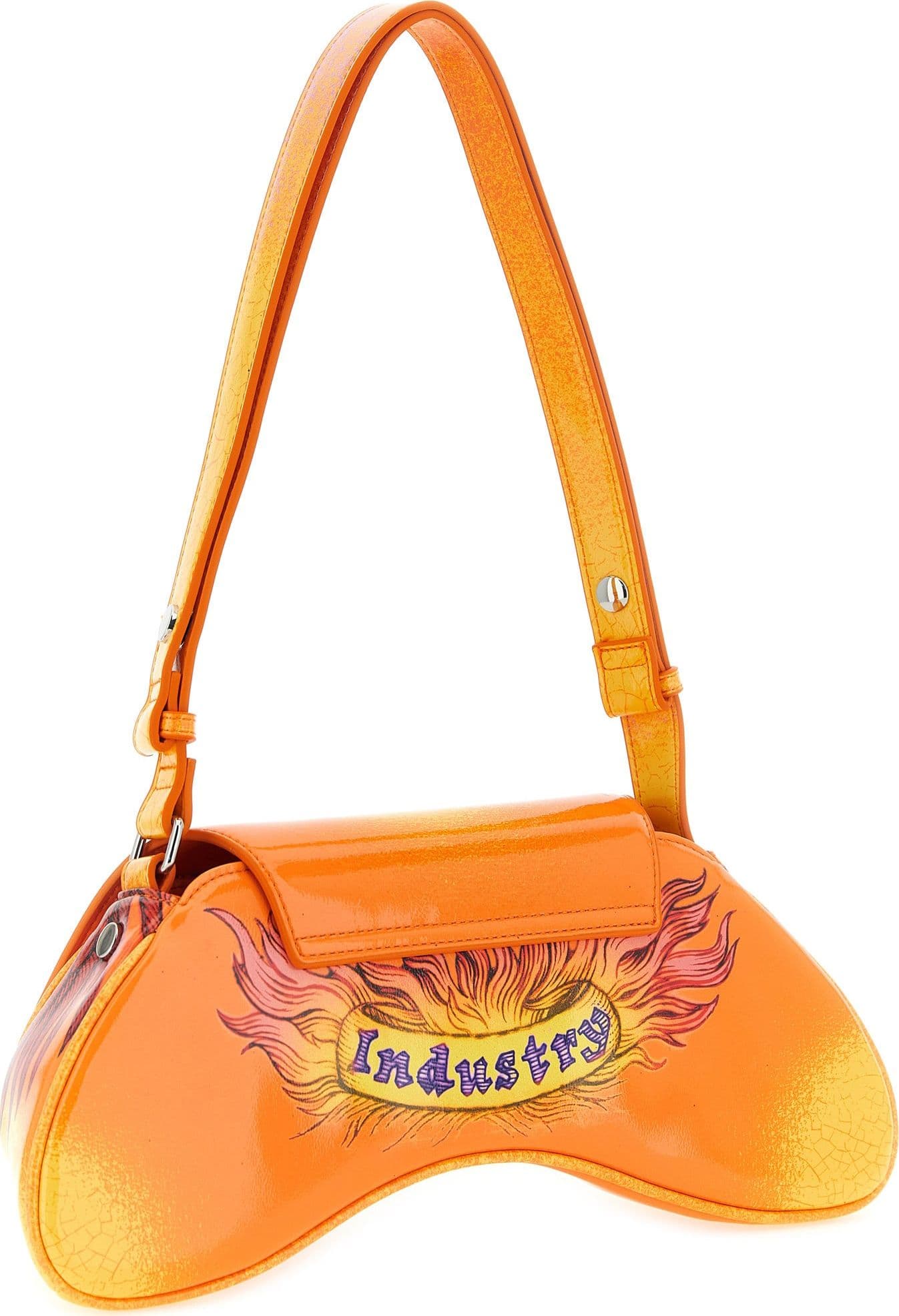 Diesel Orange Polyethylene Crossbody Bag - 2
