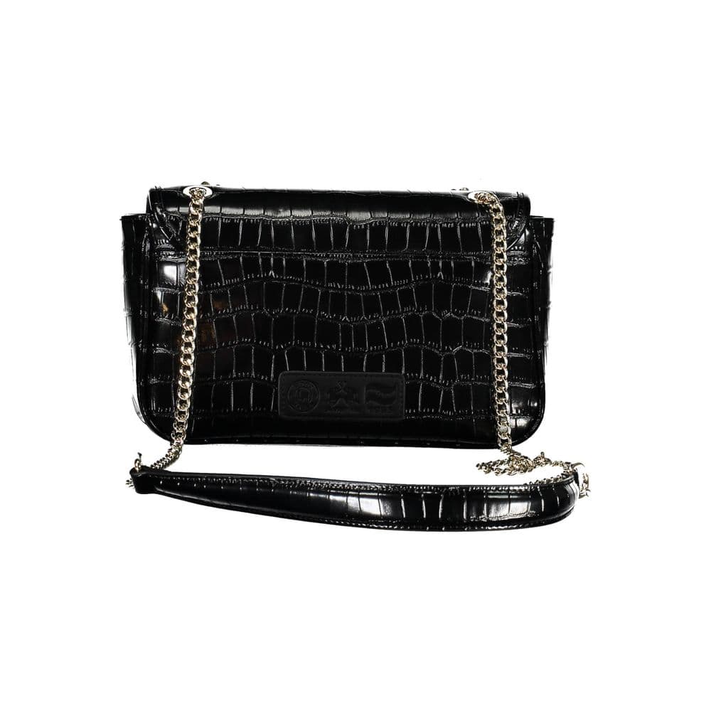 La Martina Nero Poliuretano Women Shoulder Bag - 2