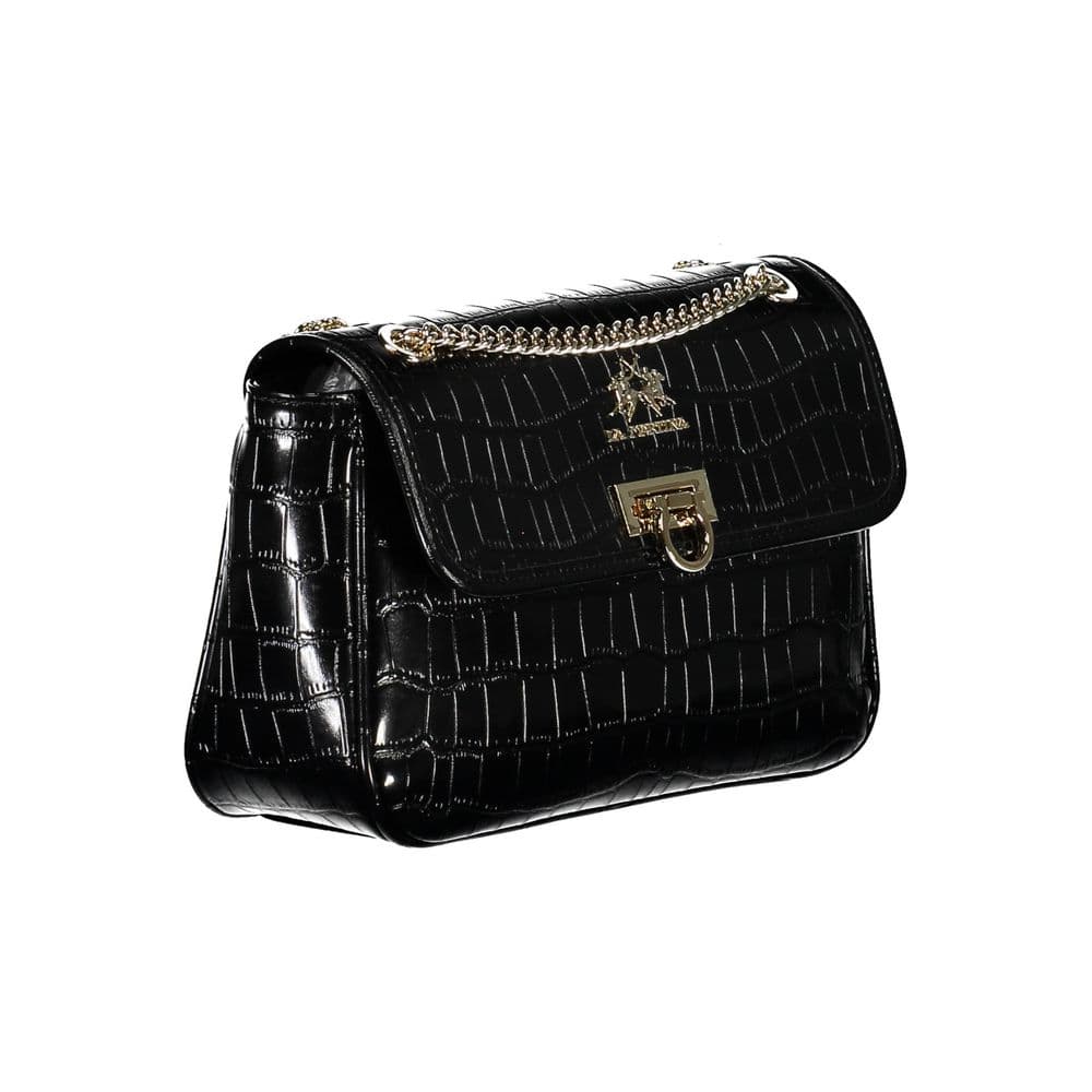 La Martina Nero Poliuretano Women Shoulder Bag - 3
