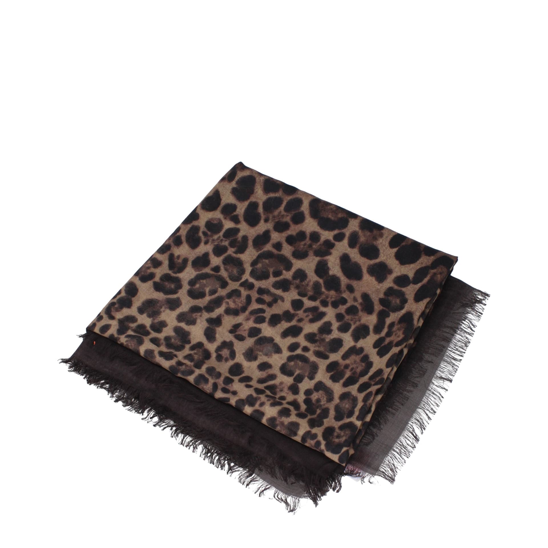 Valentino Garavani Brown Cashmere Foulard - 2