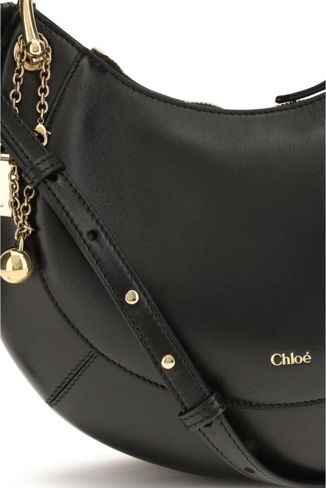 Chloé Black Calf Leather Bos Taurus Shoulder Bag - 4