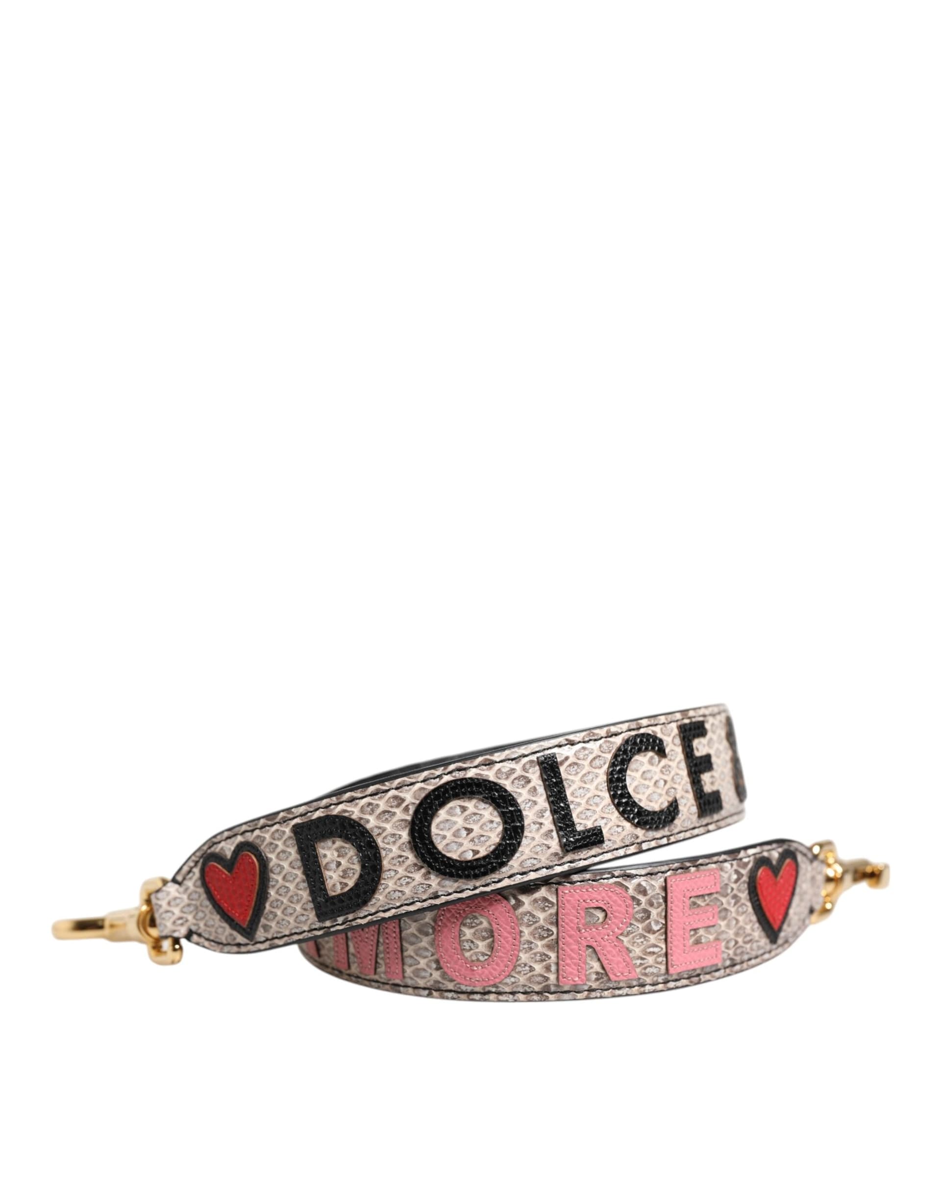Dolce & Gabbana Multicolor DG AMORE Patch Bag Accessory Shoulder Strap - 2