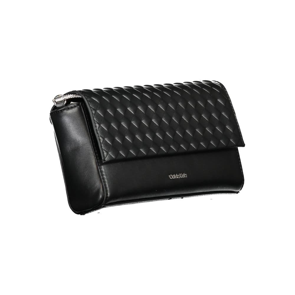Calvin Klein "Black Polyester Women Shoulder Bag" - 3