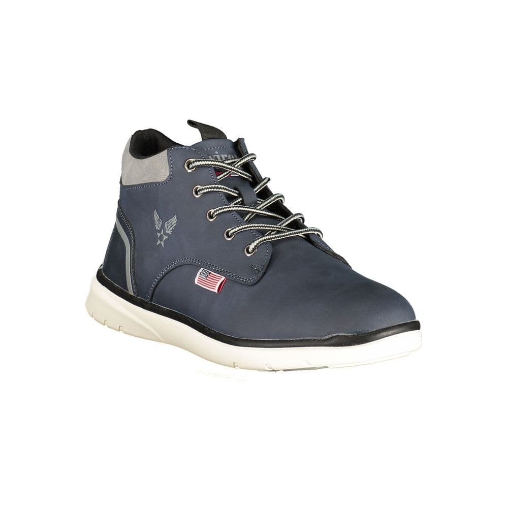 Avirex Blue Polyurethane Men Ankle Boot - 2