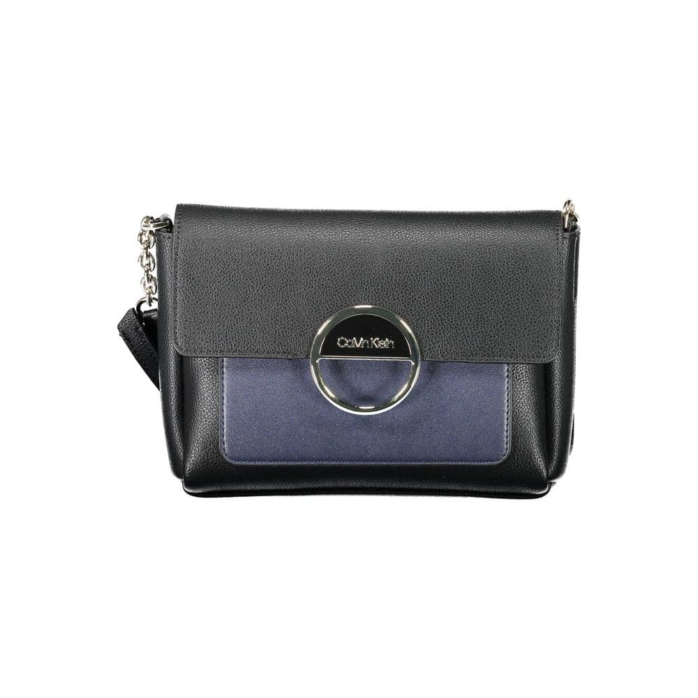Calvin Klein Black Polyurethane Women Shoulder Bag - 2