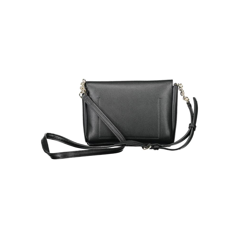 Calvin Klein Black Polyurethane Women Shoulder Bag - 3