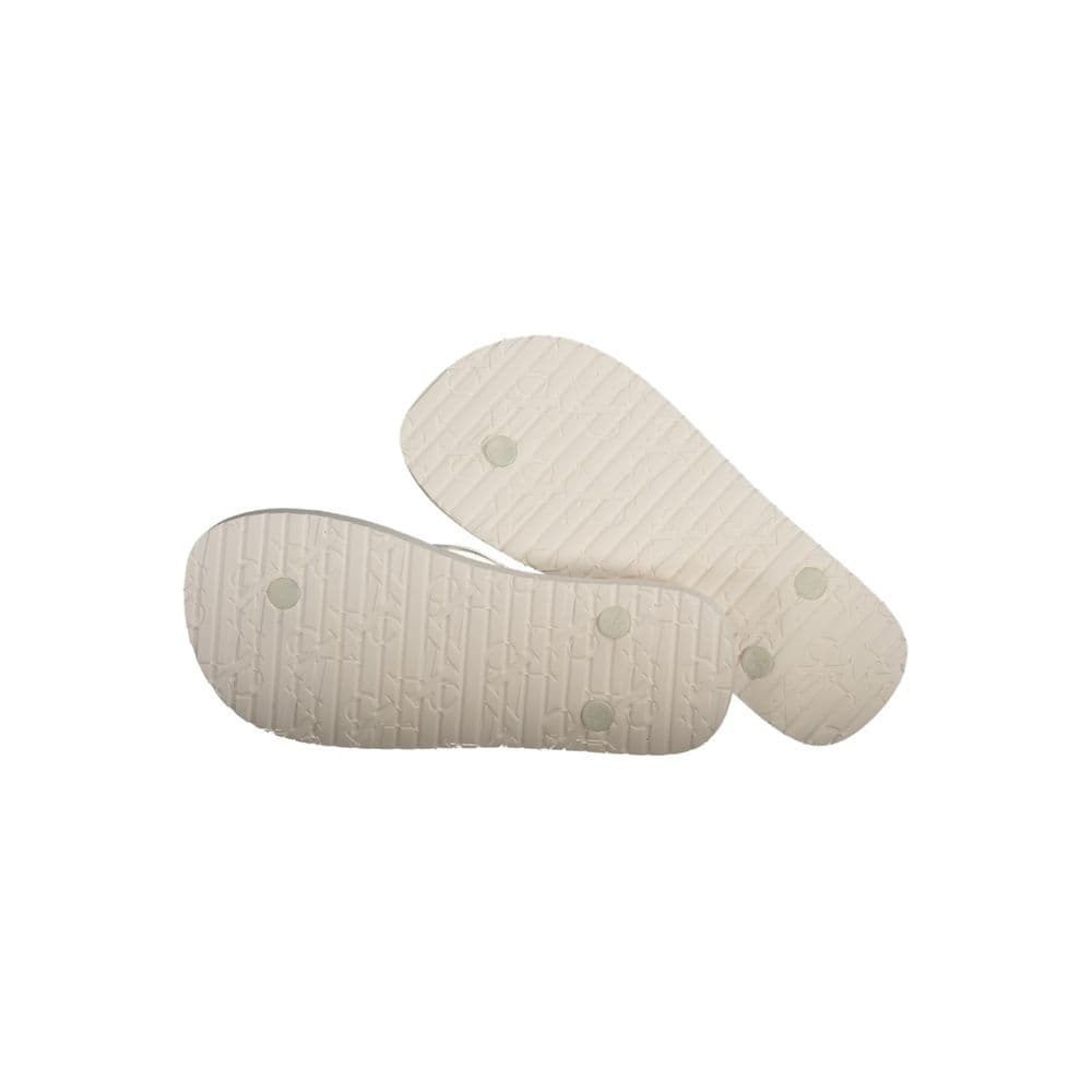 Calvin Klein White Polyurethane Women's Sandal - 2