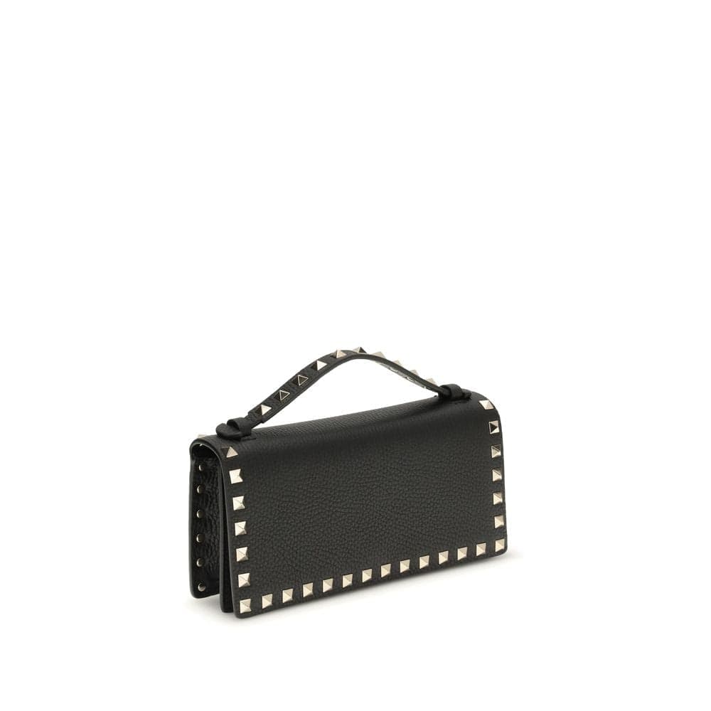 Valentino Garavani Black Calf Leather Bos Taurus Wallet - 2