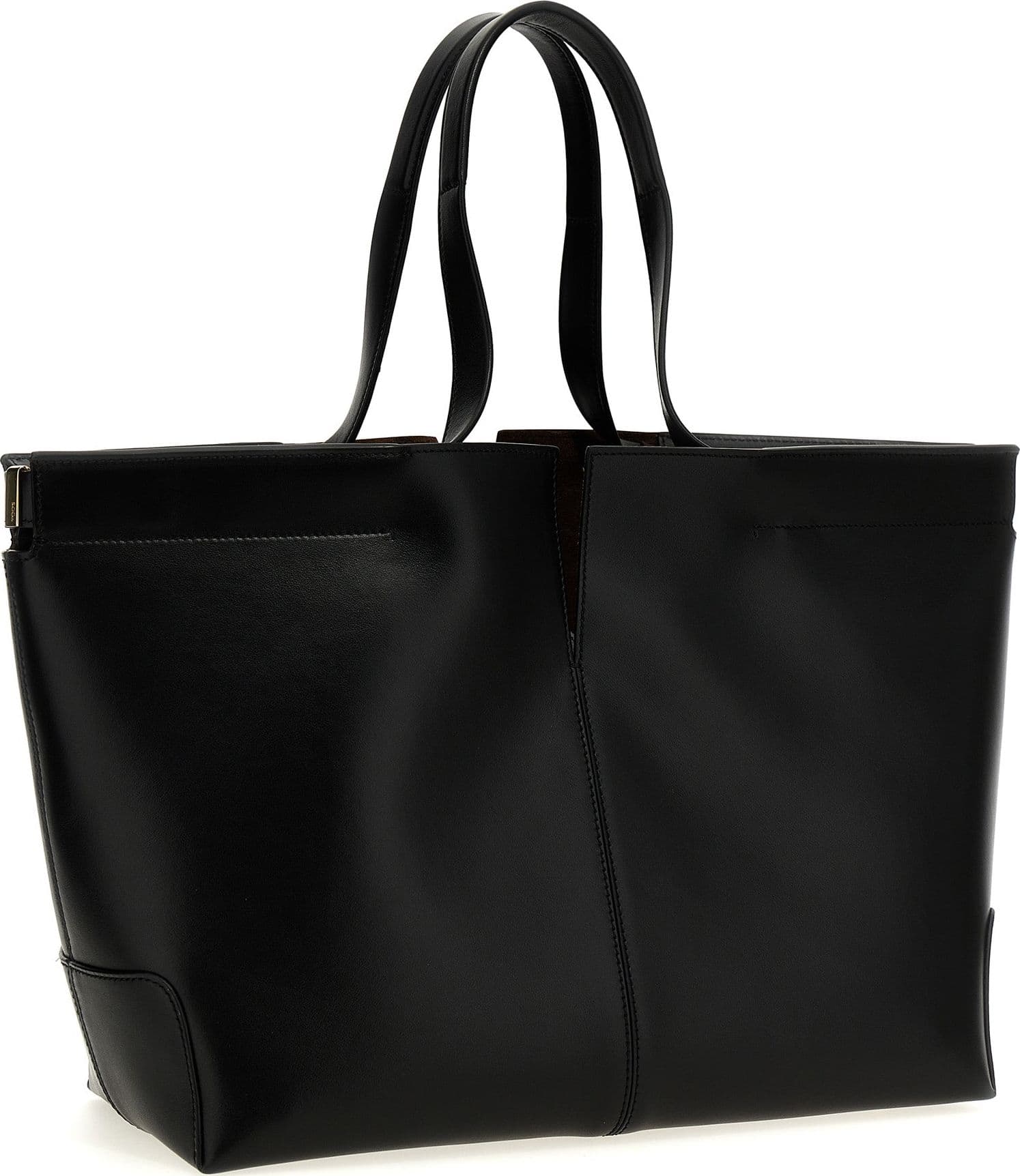 Tod's Black Calfskin Tote Bag - 2