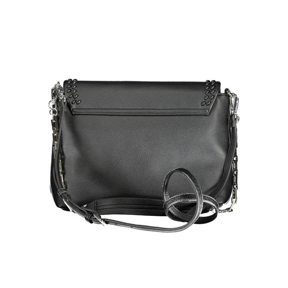 BYBLOS Black Polyurethane Women's Shoulder Bag - 2
