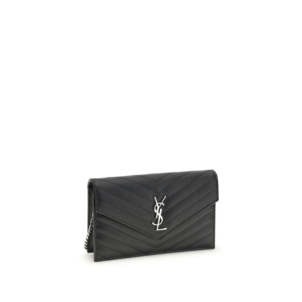 Saint Laurent Black Calf Leather Bos Taurus Wallet - 2