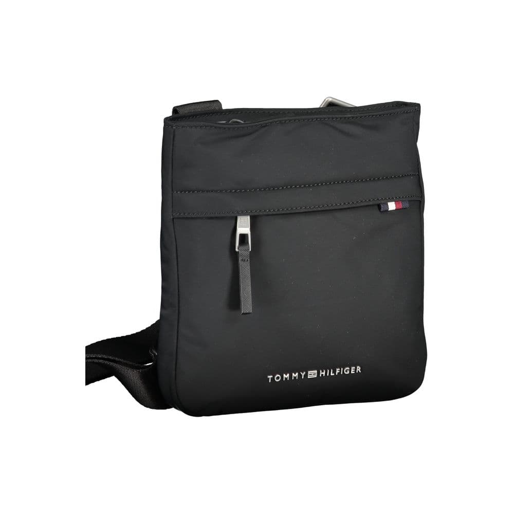Tommy Hilfiger Black Polyurethane Women Shoulder Bag - 3