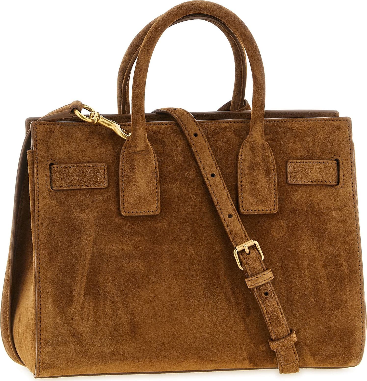 Saint Laurent Brown Calfskin Handbag - 3