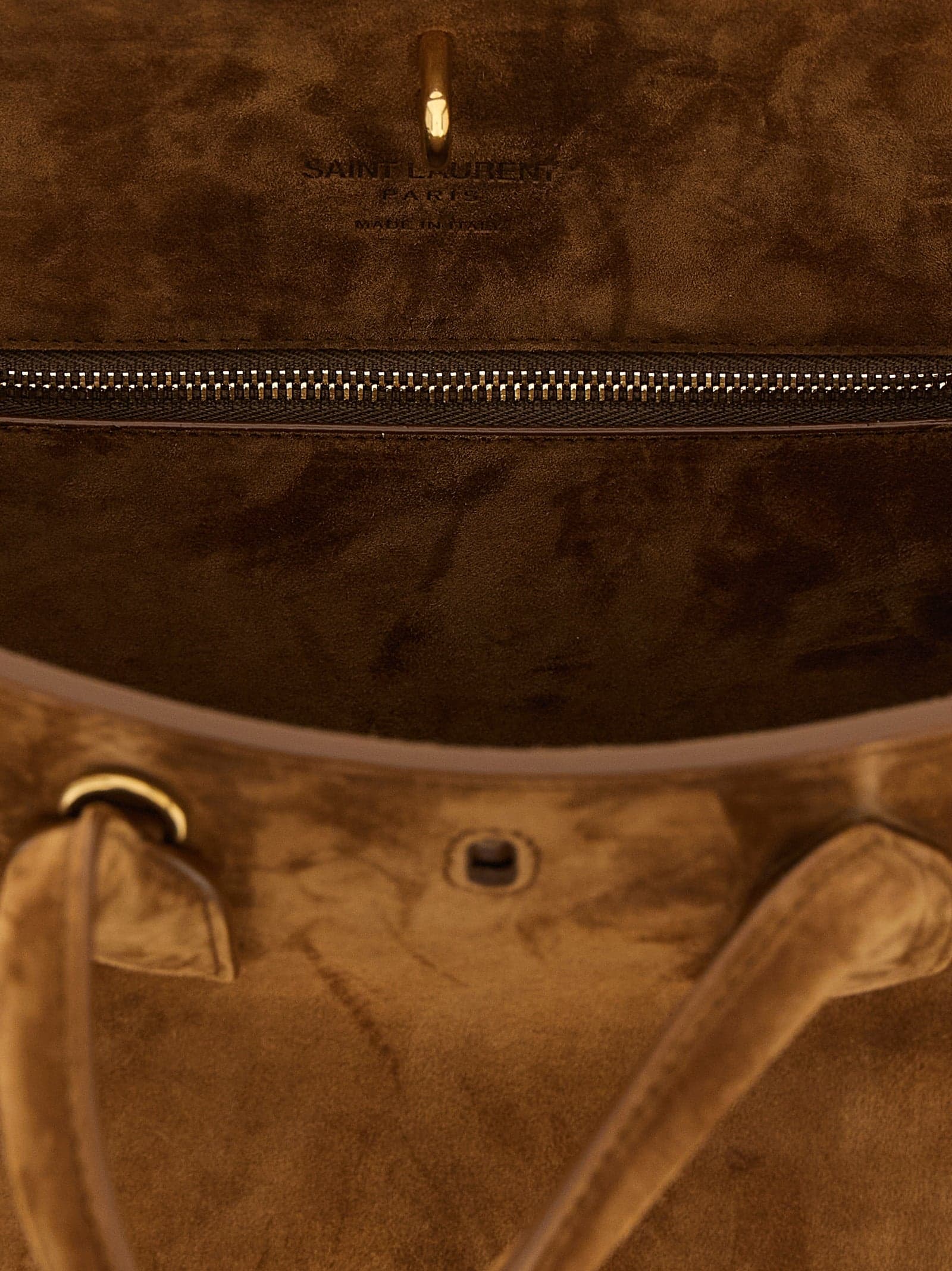 Saint Laurent Brown Calfskin Handbag - 5