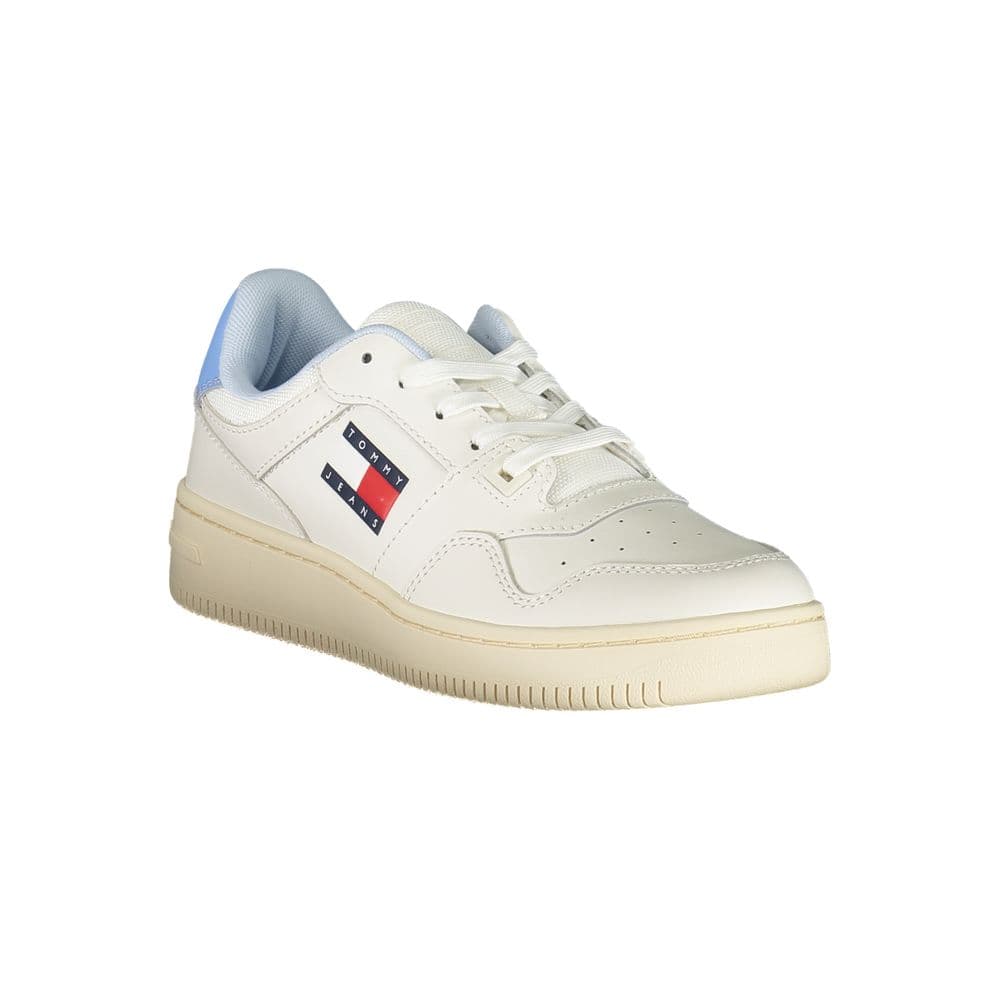 Tommy Hilfiger White Polyurethane Women Sneaker - 2