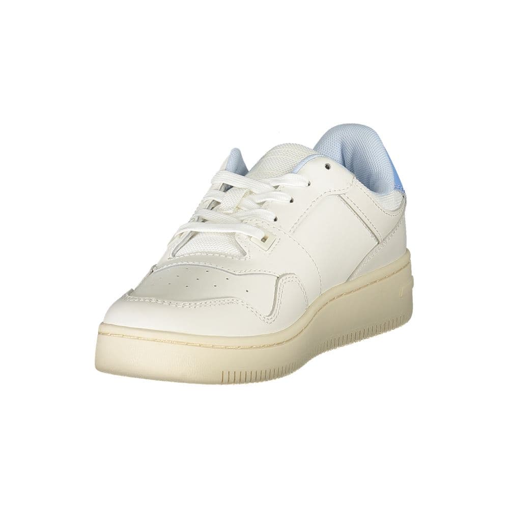 Tommy Hilfiger White Polyurethane Women Sneaker - 3