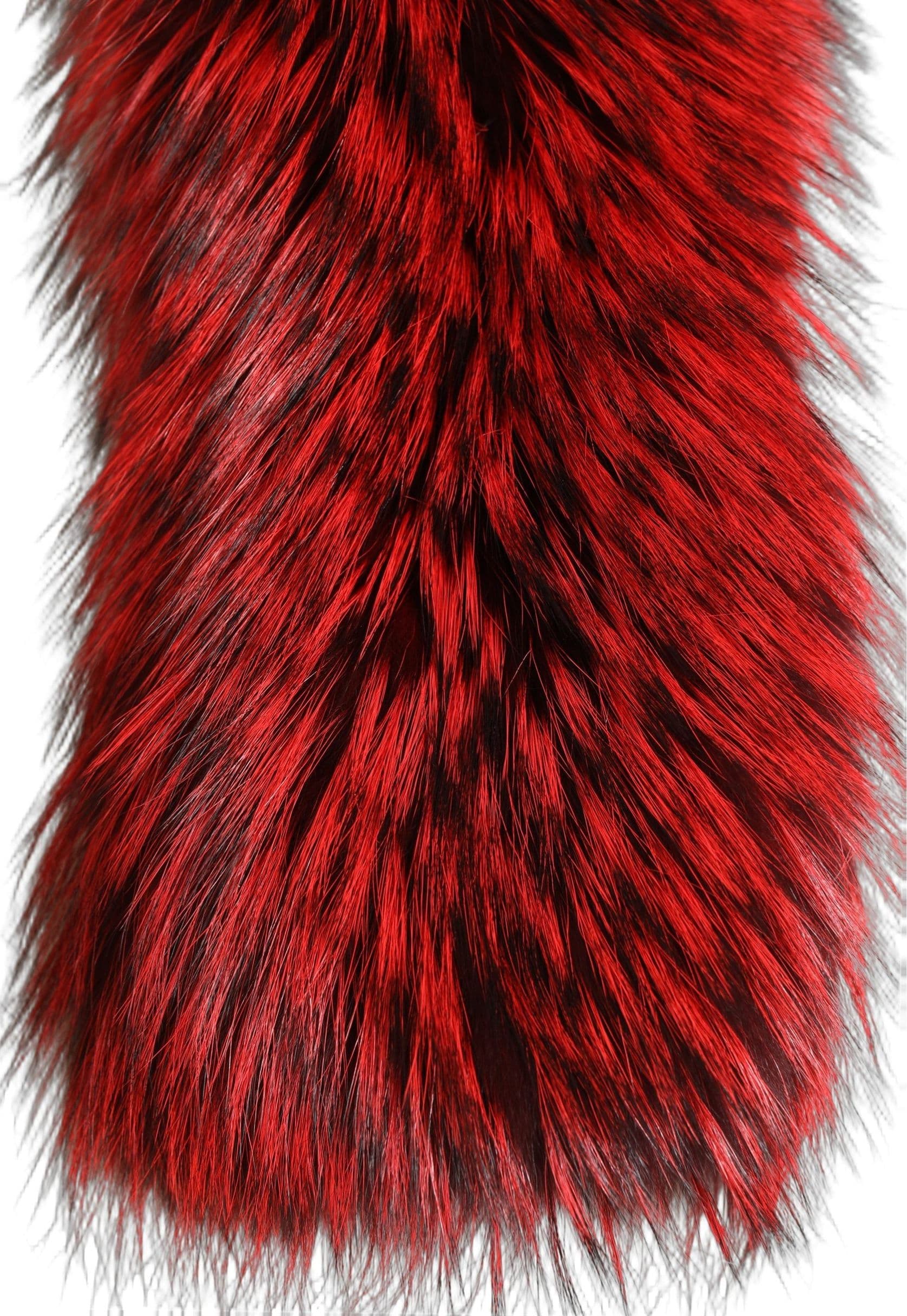 Dolce & Gabbana Red Fox Fur Neck Wrap Warmer Winter Scarf - 4