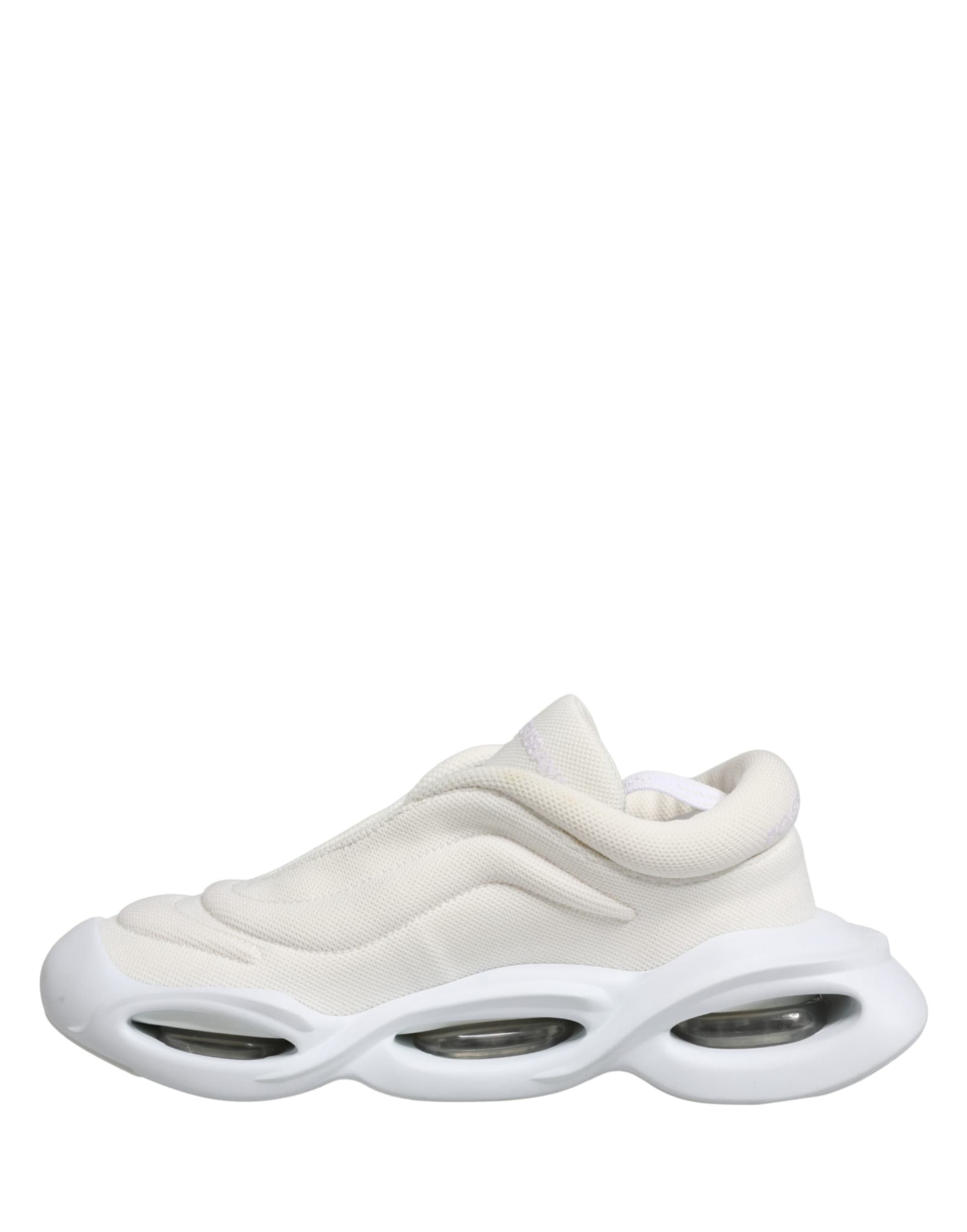Dolce & Gabbana White Slip On Wave Low Top Sneakers Shoes - 7