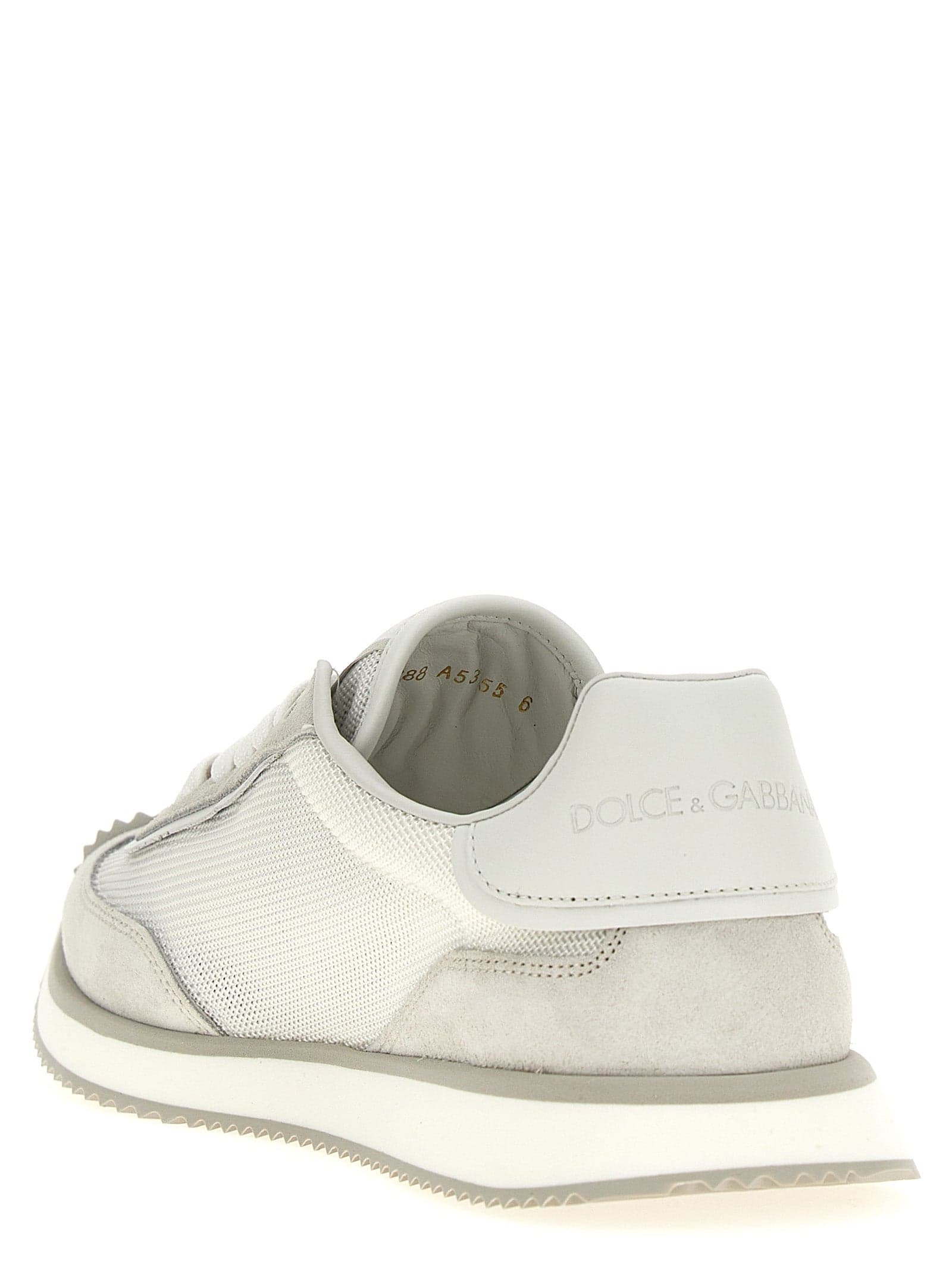 Dolce & Gabbana Gray Calfskin Low Top Sneakers - 3