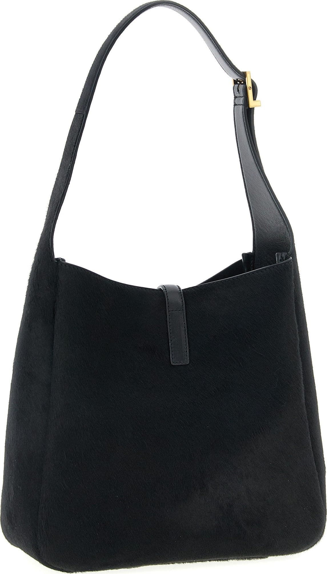 Saint Laurent Black Calfskin Shoulder Bag - 2