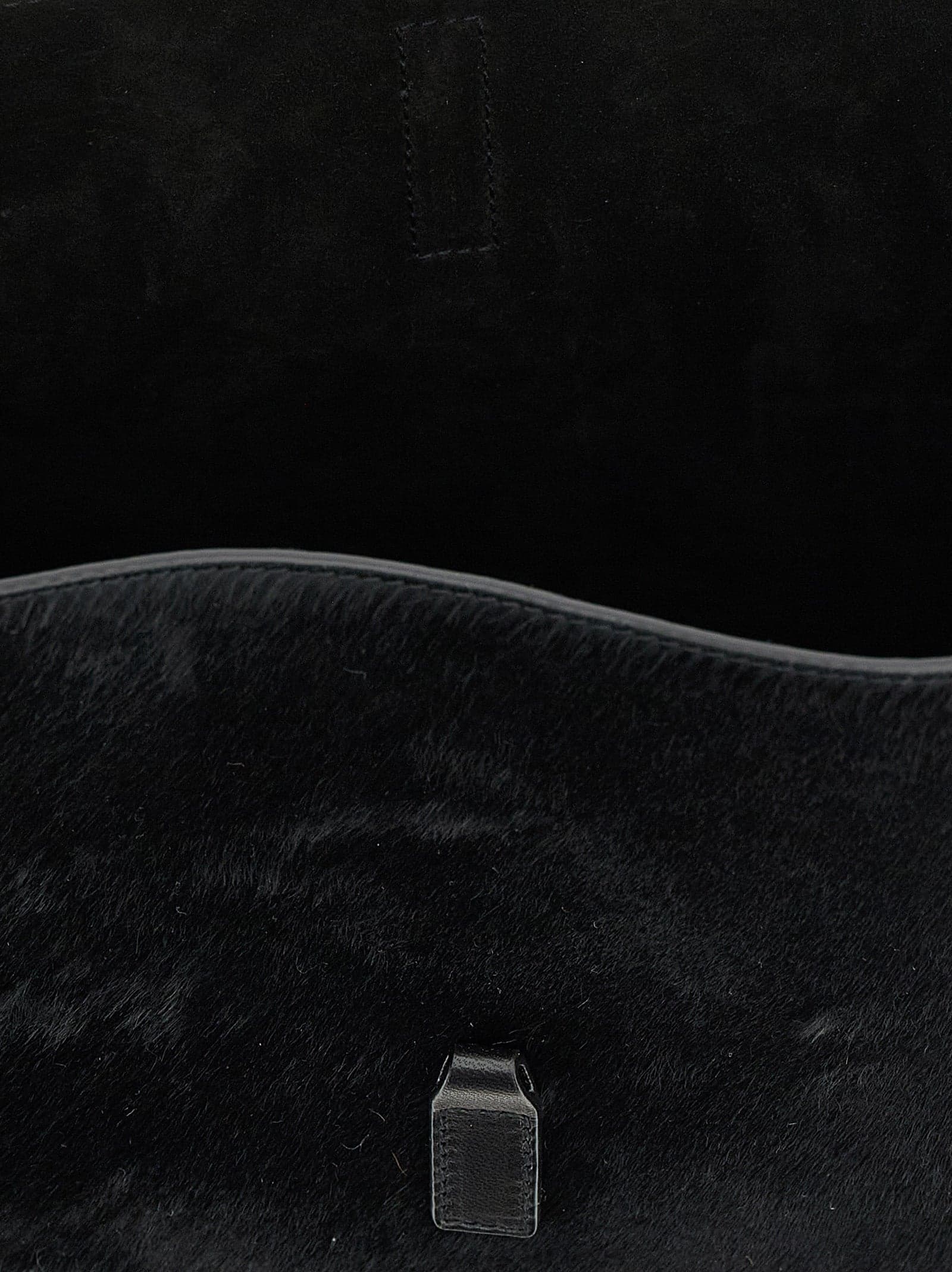 Saint Laurent Black Calfskin Shoulder Bag - 4