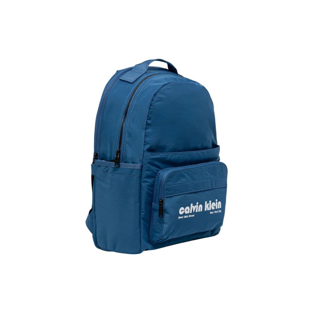 Calvin Klein Blue Recycled Polyester Backpack - 2