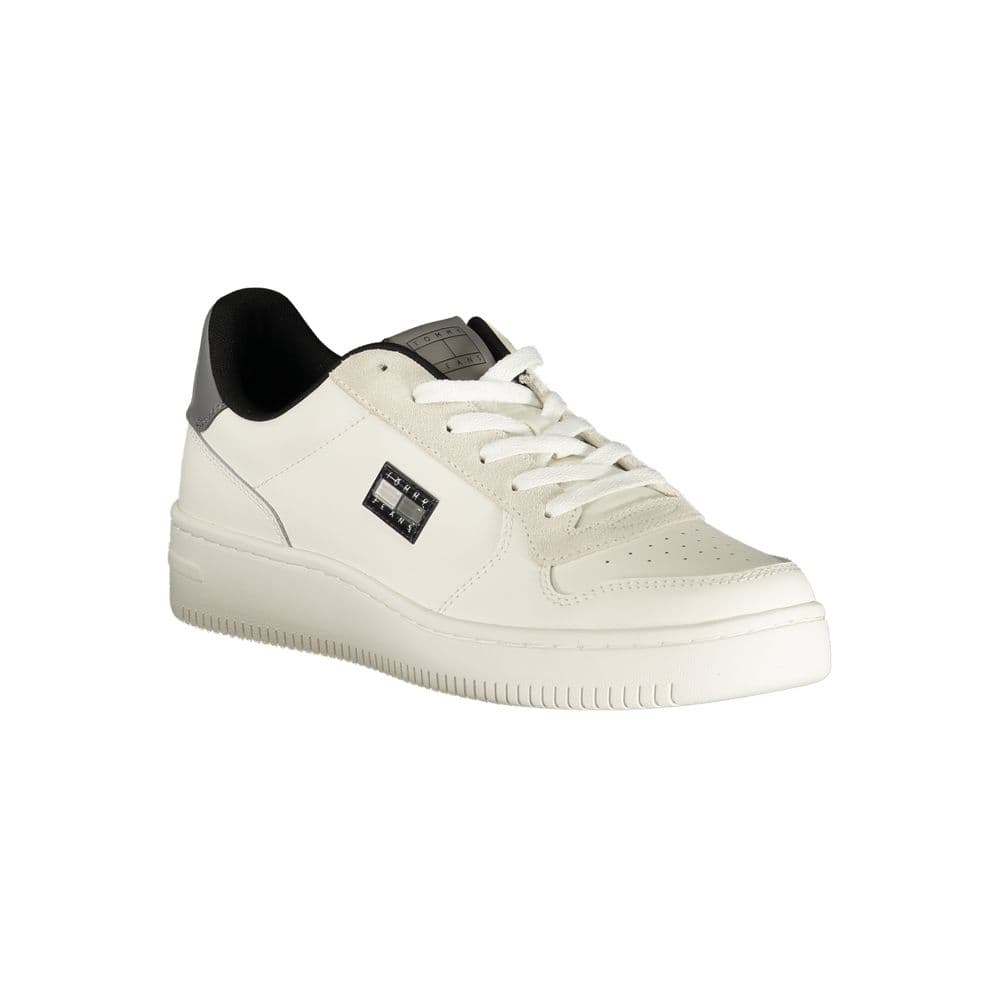 Tommy Hilfiger White Polyurethane Men Sneaker - 2