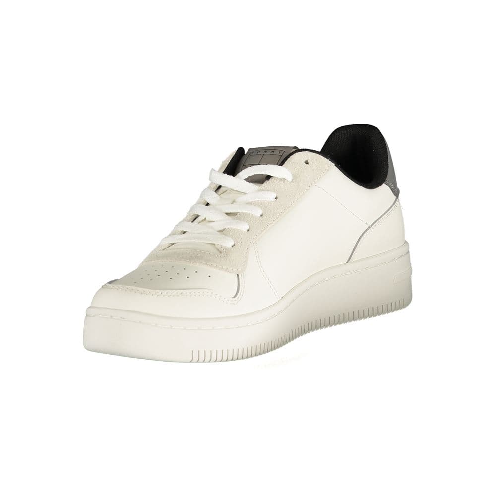 Tommy Hilfiger White Polyurethane Men Sneaker - 3