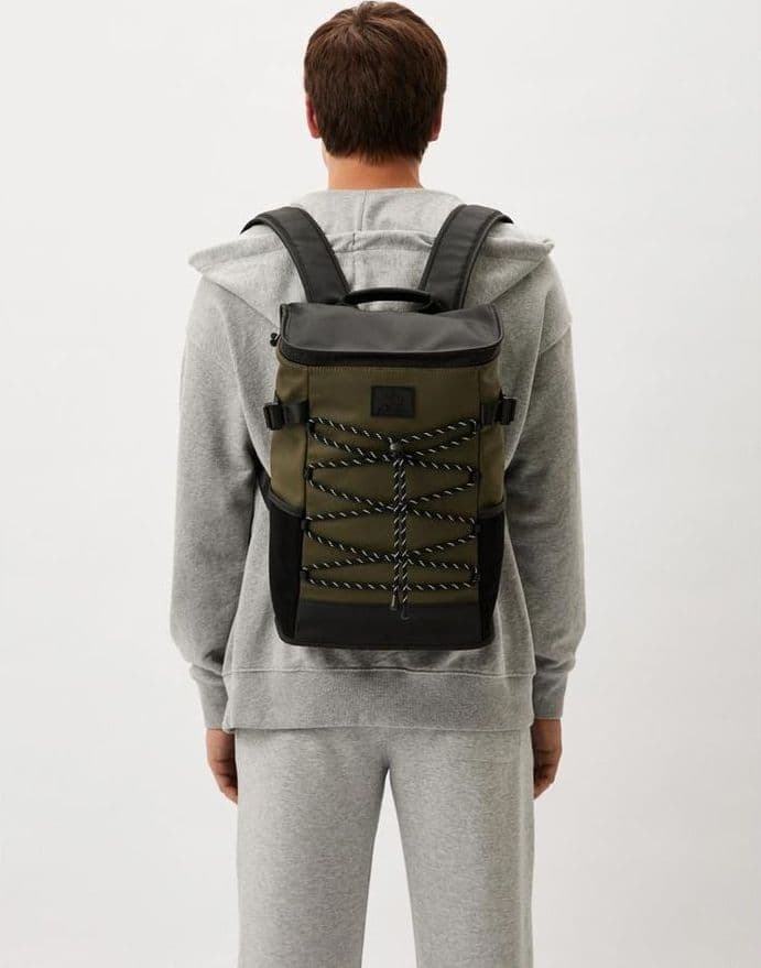 La Martina Bicolor Polyethylene Backpack - 4
