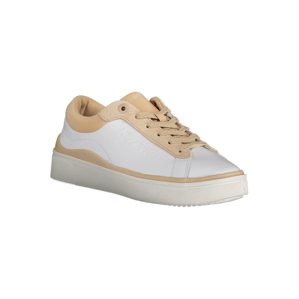 Tommy Hilfiger Bianco Polyester Women Sneaker - 2