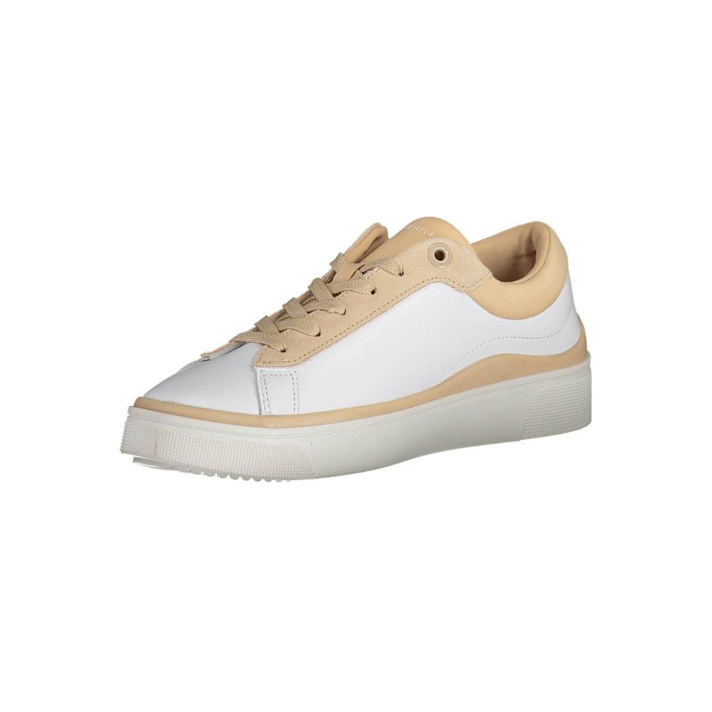 Tommy Hilfiger Bianco Polyester Women Sneaker - 3