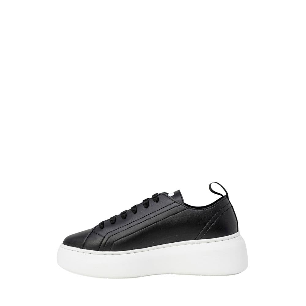 Armani Exchange Black Artificial Leather Low Top Sneakers - 2