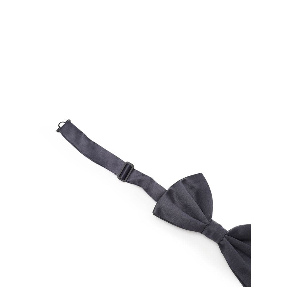 Dolce & Gabbana Gray Silk Bowtie - 2