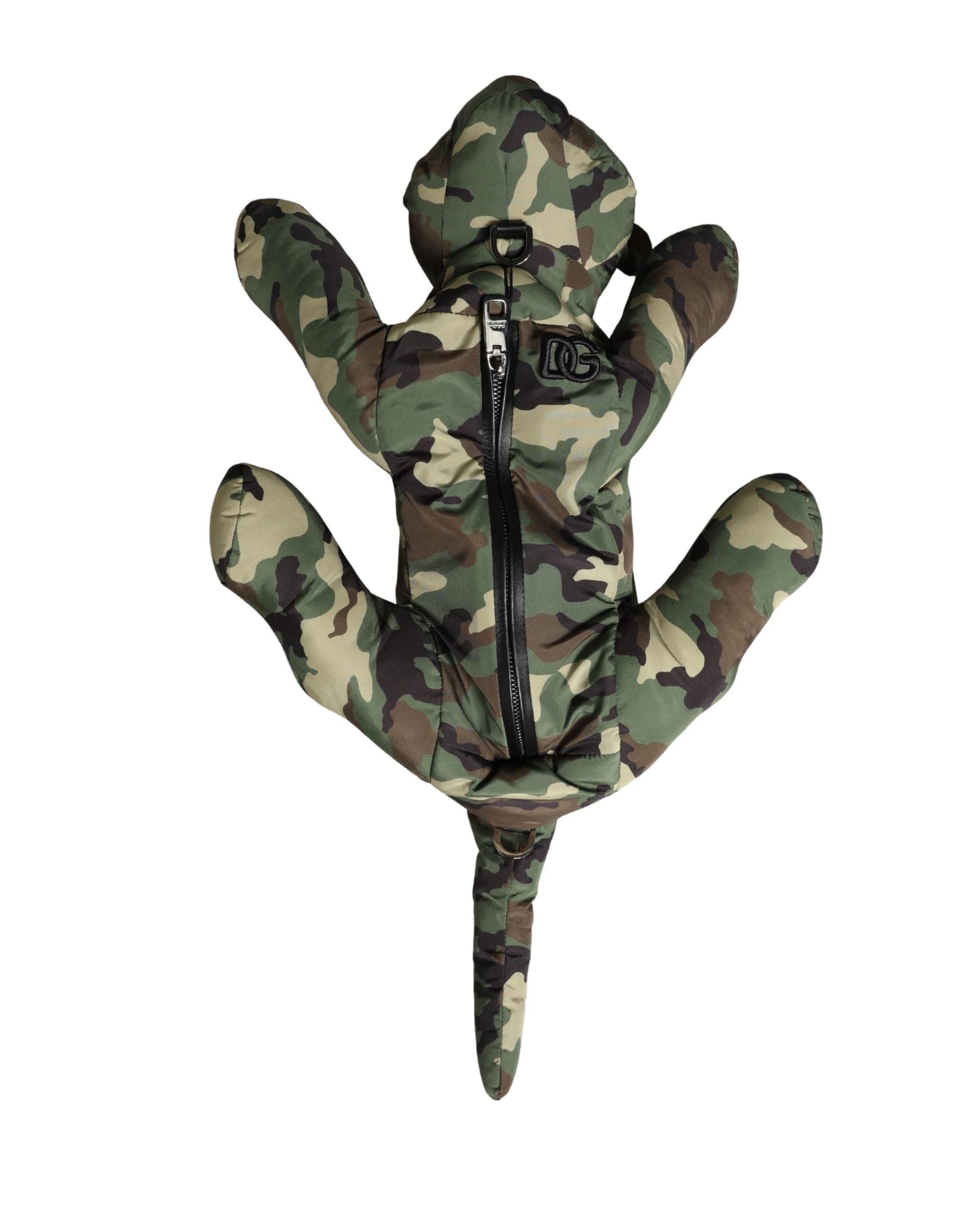 Dolce & Gabbana Multicolor Camouflage Animal Silhouette Waist Borse Bag - 5