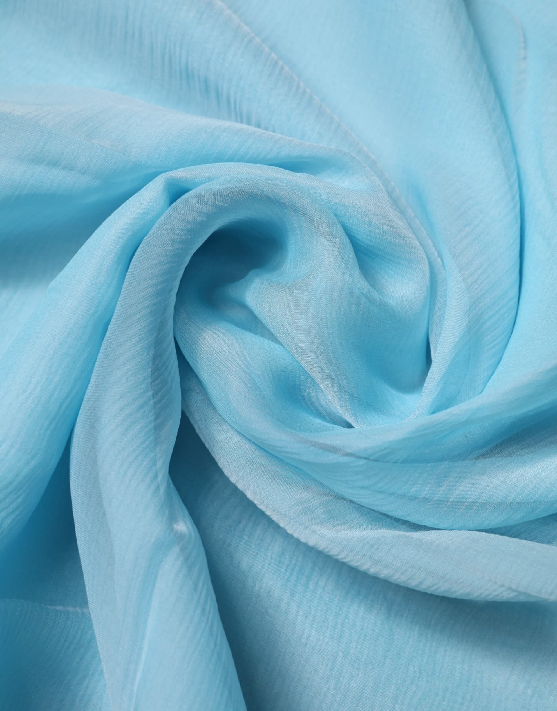 Dolce & Gabbana Light Blue Silk Rectangle Wrap Shawl Scarf - 5