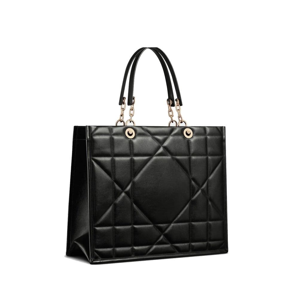 Dior Black Leather Tote Bag - 3