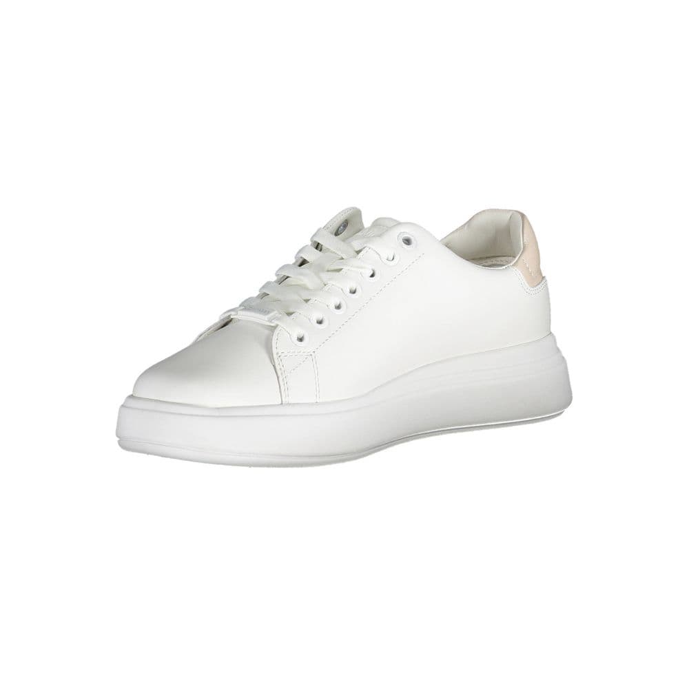 Calvin Klein Bianco Pelle Donna Sneaker - 2