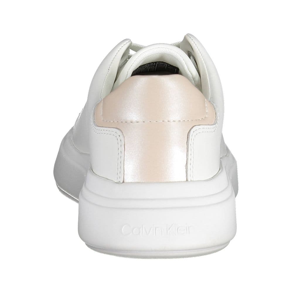 Calvin Klein Bianco Pelle Donna Sneaker - 3