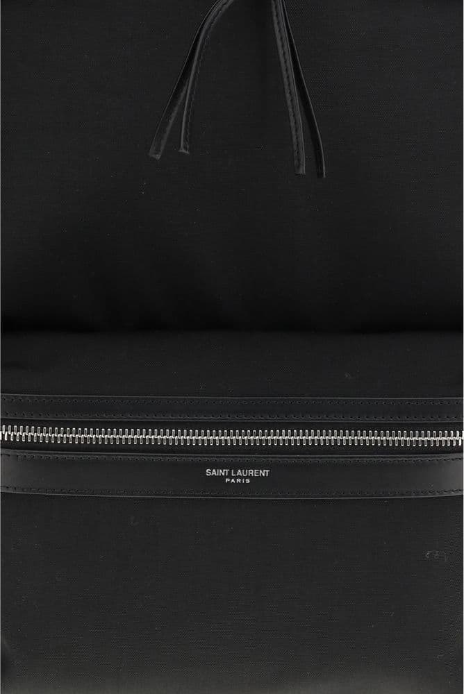 Saint Laurent Black Nylon Backpack - 3