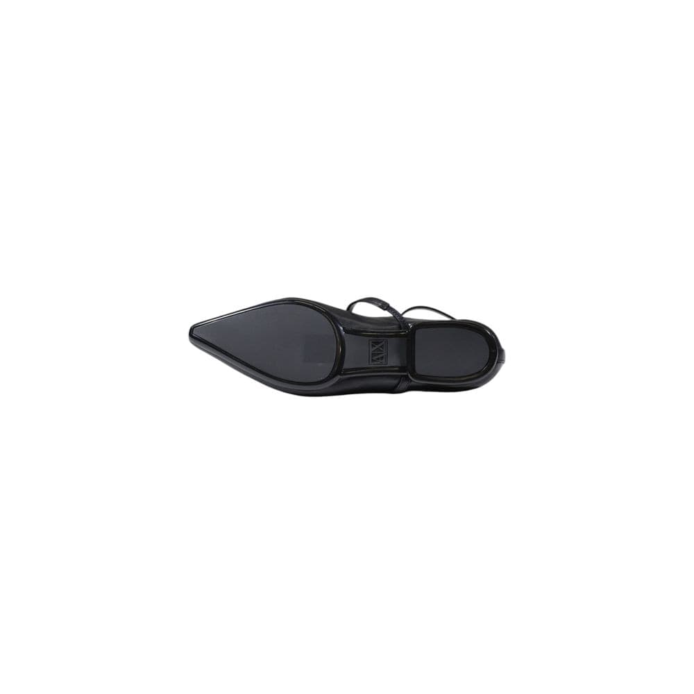 Armani Exchange Black Polyester Platform Pumps - 5