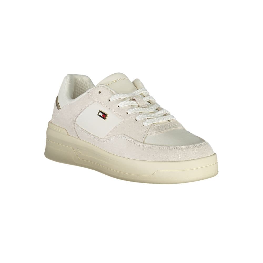 Tommy Hilfiger Bianco Polyurethane Women Sneaker - 2