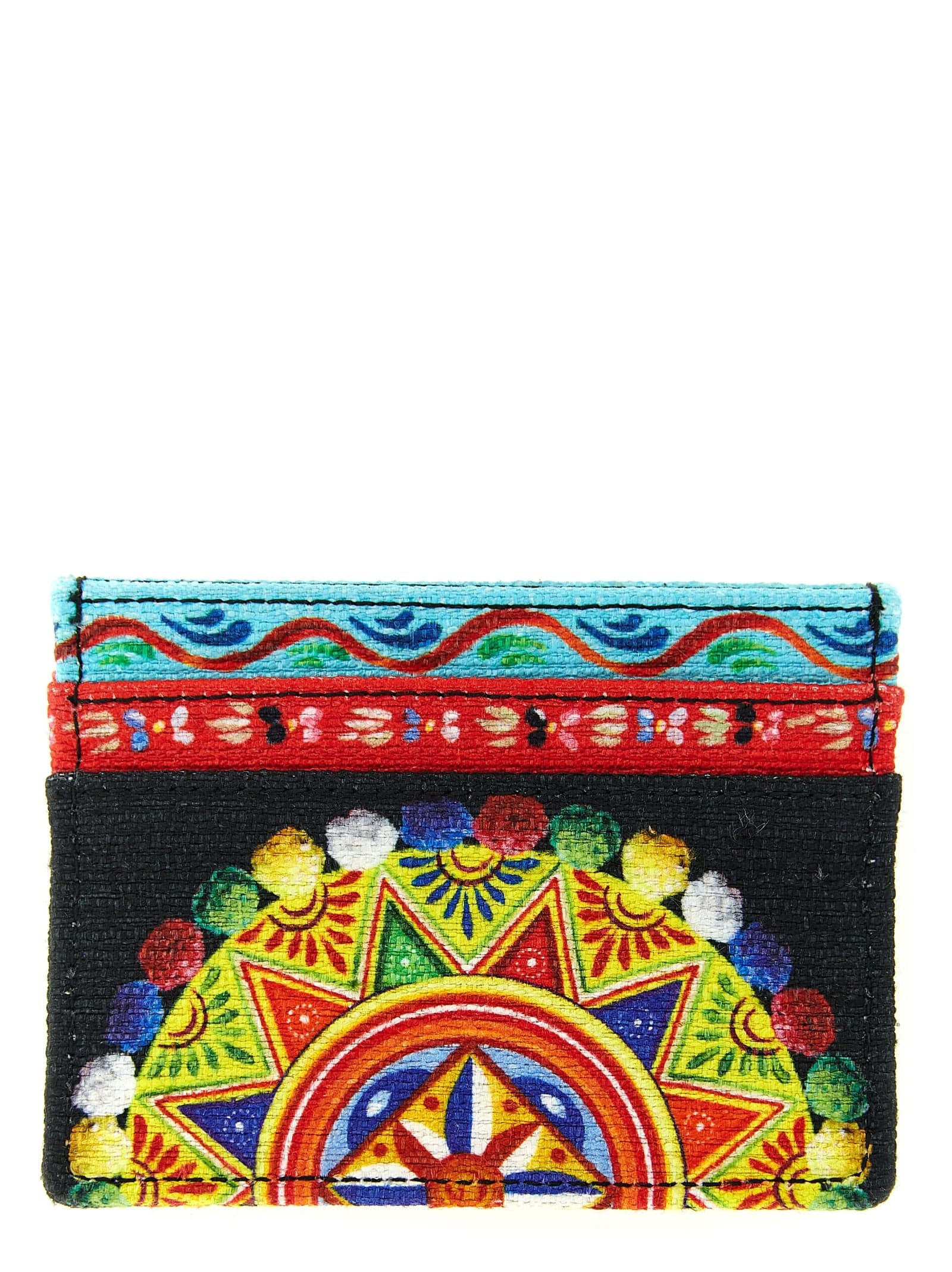 Dolce & Gabbana Multicolor Cotton Cardholder - 2