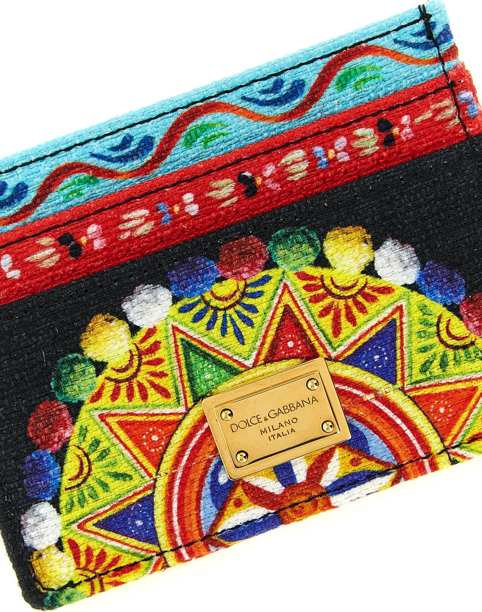 Dolce & Gabbana Multicolor Cotton Cardholder - 3